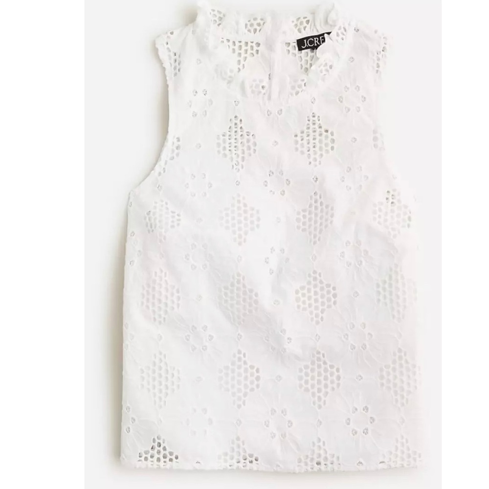 Jcrew Fleur top in eyelet, NWT, size XL